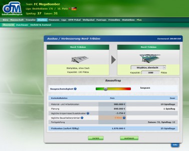 Online Fussball Manager slider image 10